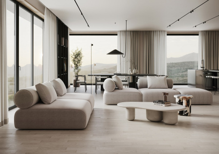 Кварцевый паркет Quartz Parquet Штучный паркет Дуб Песочный 44-408 5/0,6 мм