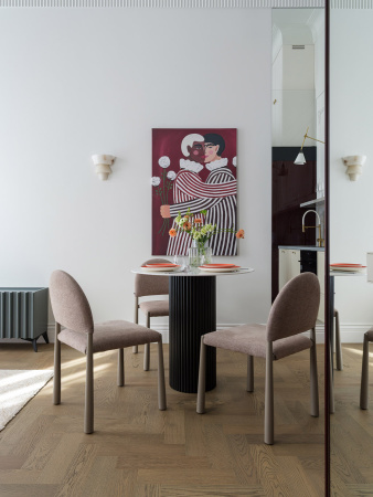 Кварцевый паркет Quartz Parquet Штучный паркет Дуб Конго 44-1258-54 5/0,6 мм